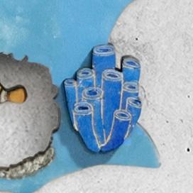 壁に小さな海をつくる時計 珊瑚とクマノミの時計 木製 振り子時計 掛け時計 | 5枚目